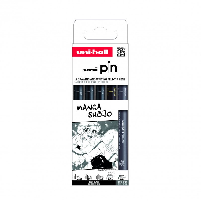 Mangaset Uni-Pin Shojo 5st