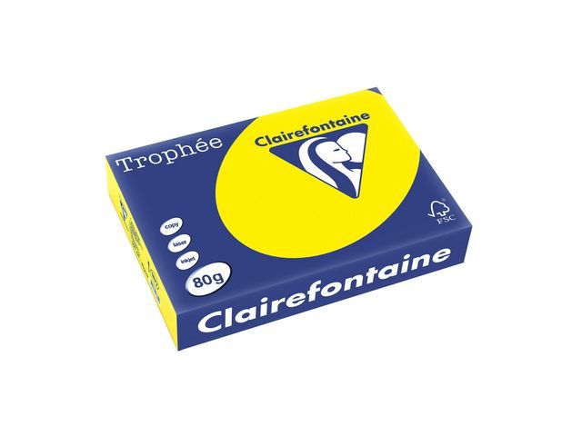 Kop.ppr TROPHEE A4 80g Gul 500/FP