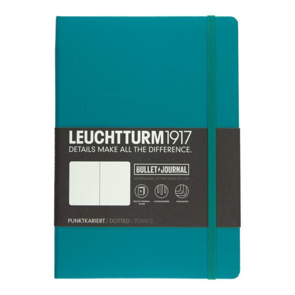 Anteckningsbok A5 Bullet Journal Emerald