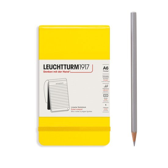 Leuchtturm1917 A6 Pocket Notepad citron