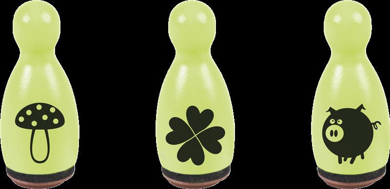 Mini Stämplar "Lycka"
