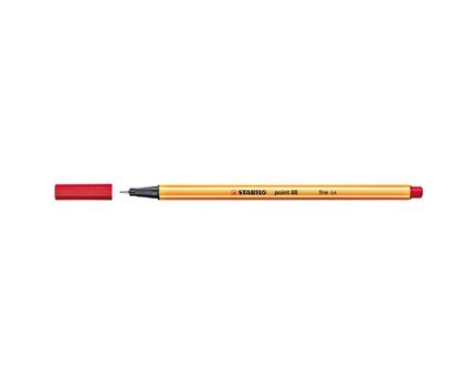 Fineliner STABILO Point 88 Röd