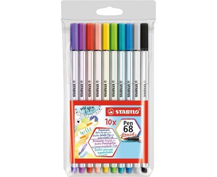 Fineliner STABILO penbrush 68 10/FP