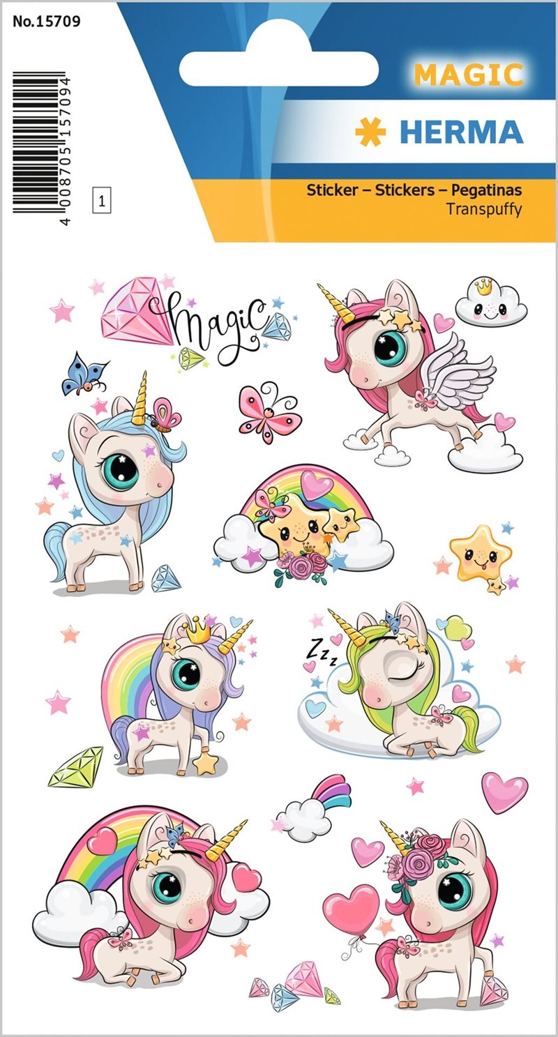 Etikett Herma Dekor Unicorn 2