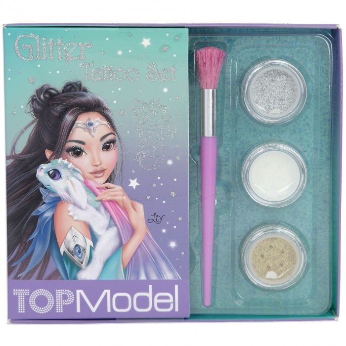 TOPModel Glitter Tattoo Set Dragon Love