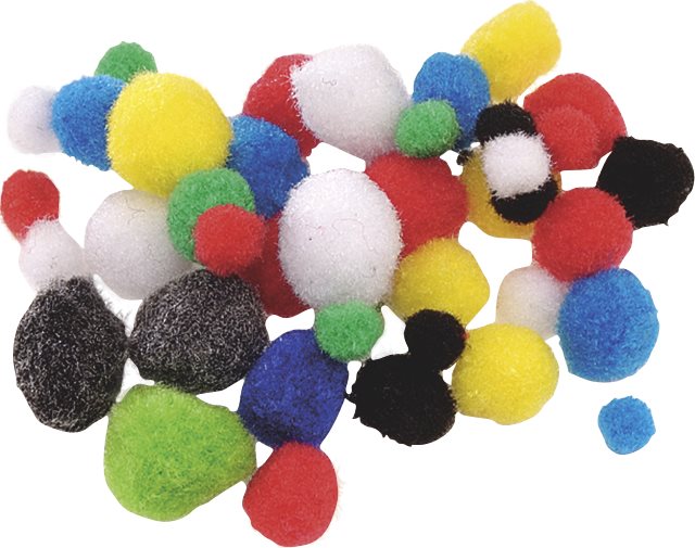 Pompoms 8-20mm set