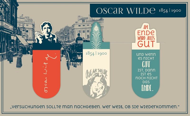 Magnetbokmärke Oscar Wilde