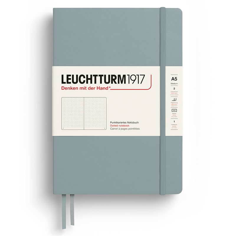 Anteckningsbok Leuchtturm 1971  NOTEBOOK A5 Hard Dotted Dove