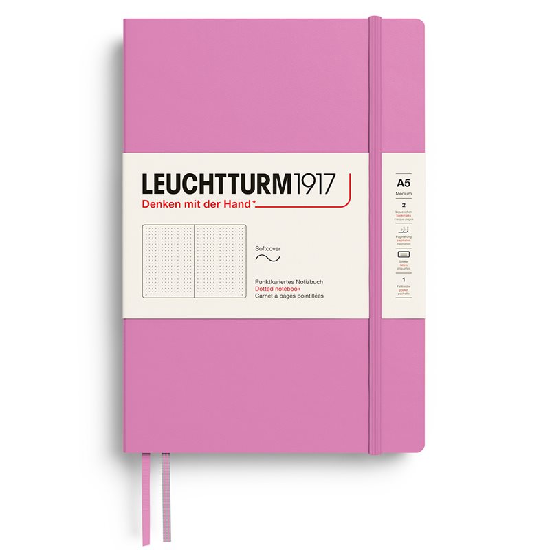 Leuchtturm 1971  NOTEBOOK A5 Soft Dotted Bubblegum