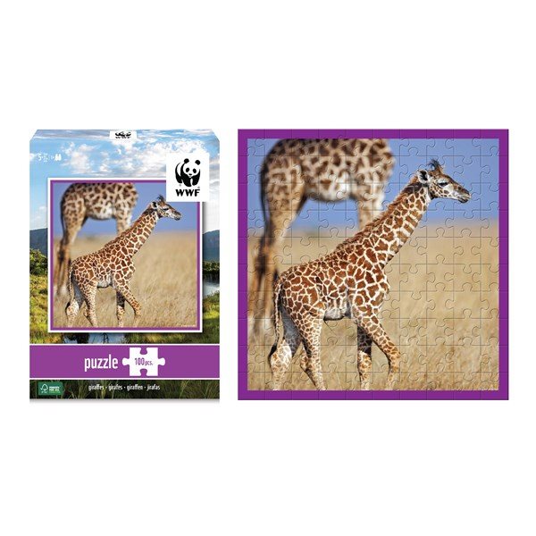 Pussel 100P bit WWF Giraff