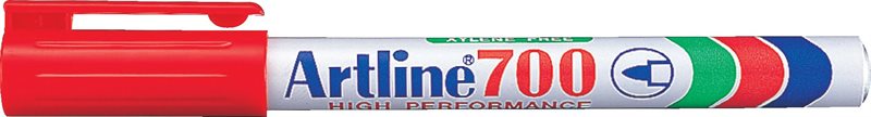 Märkpenna Artline 700 Permanent 0.7 röd