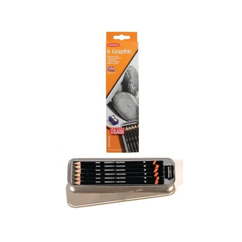 DERWENT GRAPHIC 6-STK METAL�SK