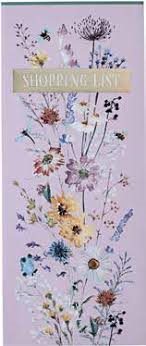 Shoppinglista Med Magnet Wild Meadow