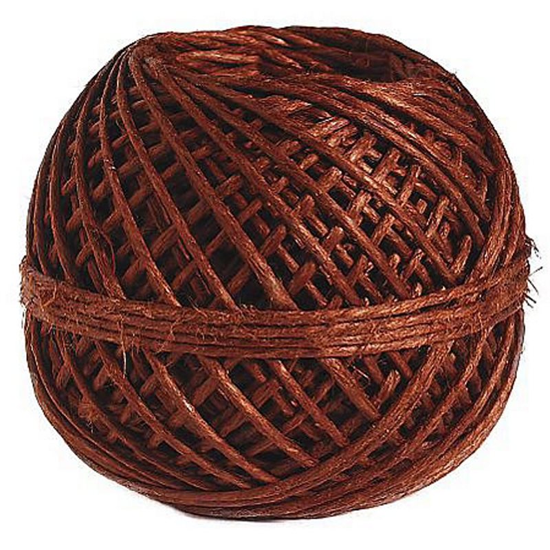 Hampasnöre 1mm 25m brun