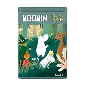 Kortlek Moomin i Plåtask Mumingänget