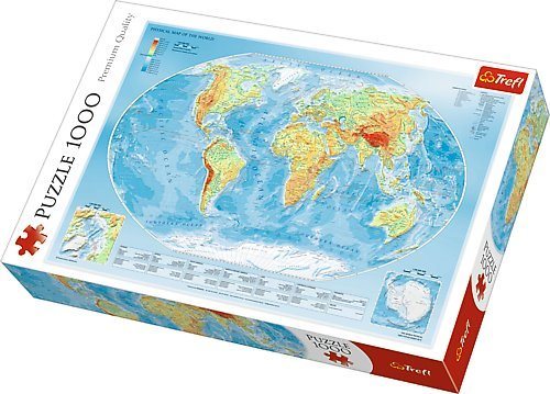 Pussel 1000 bit. Map of the World