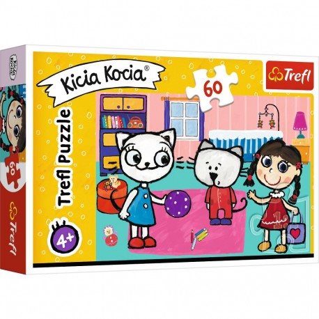 Pussel 60 bit Trefl Kitty Cat With Friends