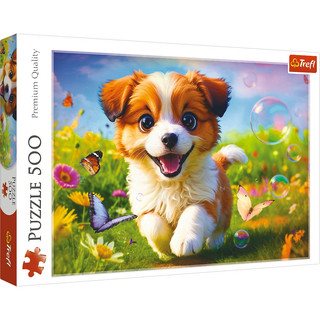 Pussel 500 bit Happy Puppy