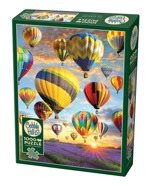 Pussel 1000 bit Hot Air Balloons Cobble Hill