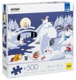 Pussel 500 bit Mumin Vinterlandskap