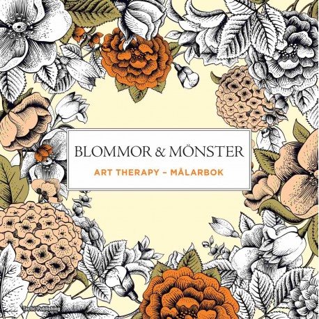 Målarbok för vuxna : Blommor & mönster