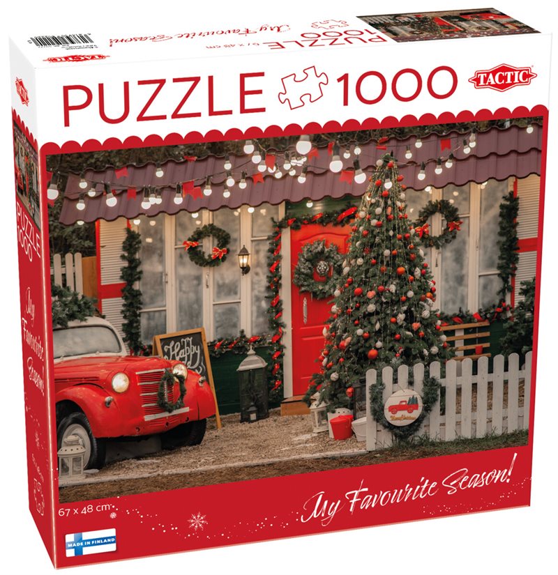 Pussel 1000 bit Christmas Porch