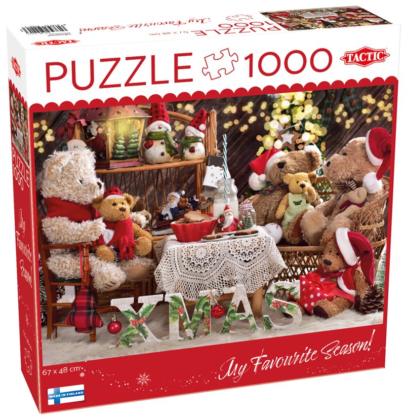 Pussel 1000 bit Teddy Bear Family