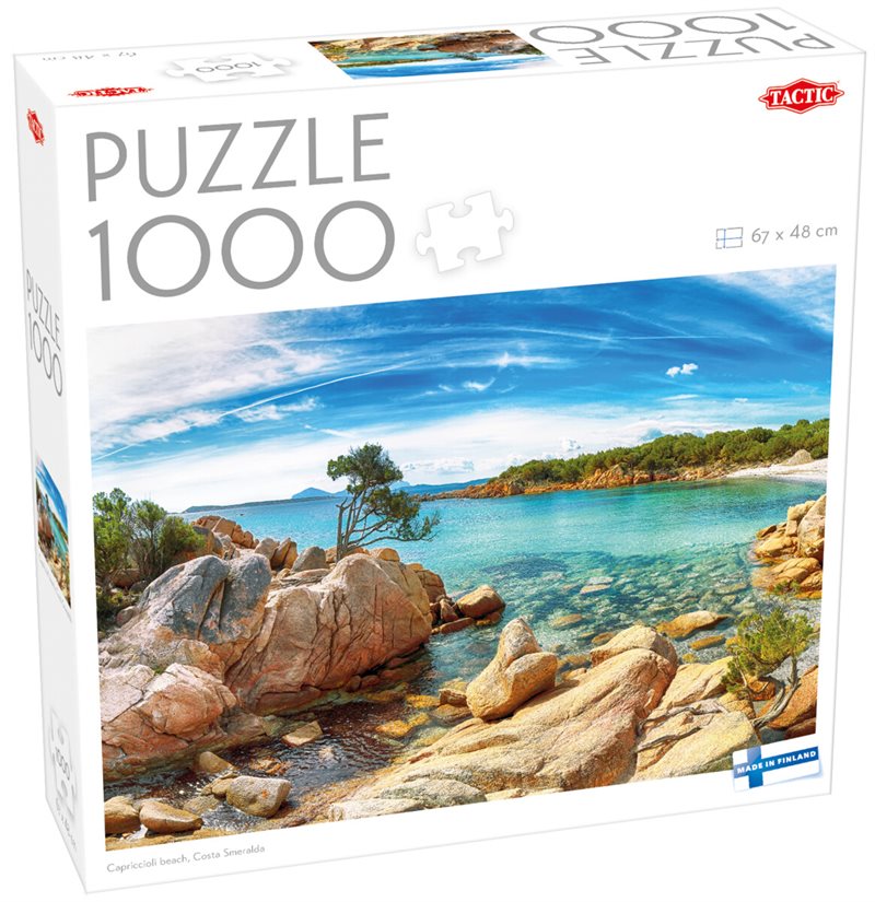 Pussel 1000 bit Capriccioli Beach Costa Smeralda