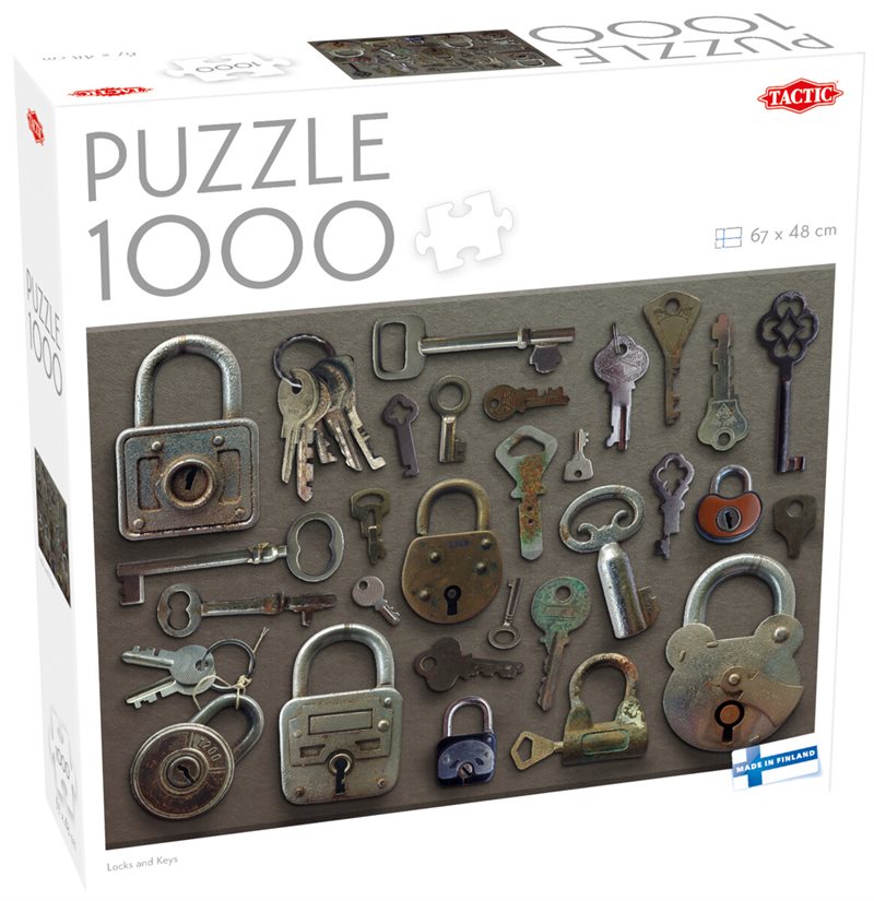 Pussel 1000 bit Locks and Keys