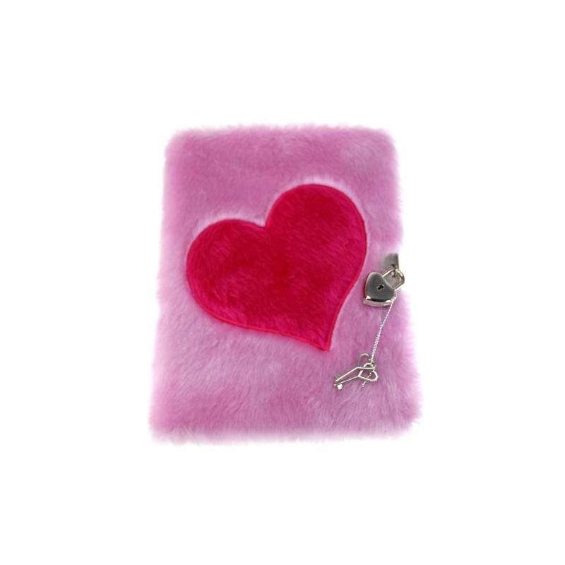 Dagbok Med Lås Tinka Fluffy Hjärta