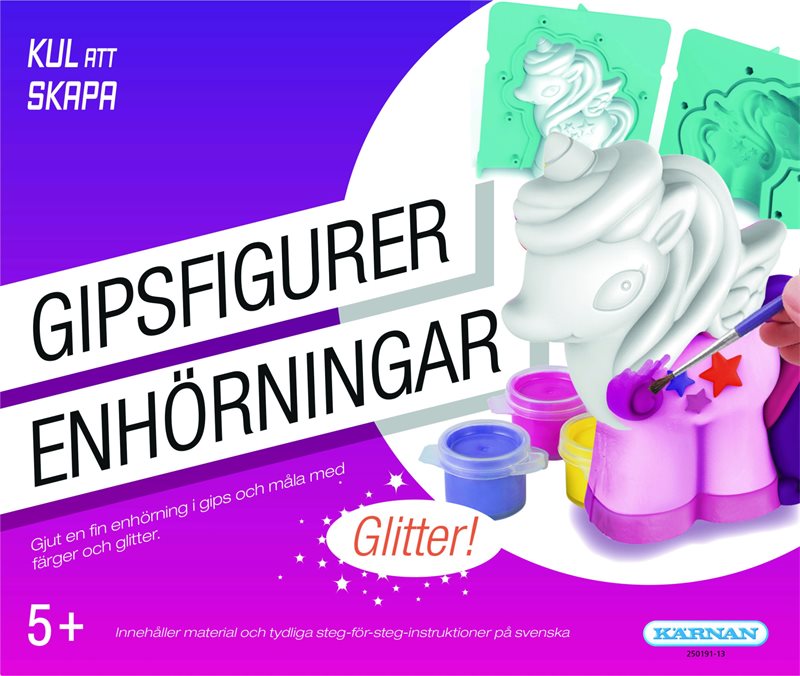 Gipsfigurer Enhörningar