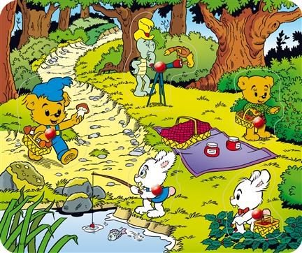 Pussel Knopp Bamse 5bit