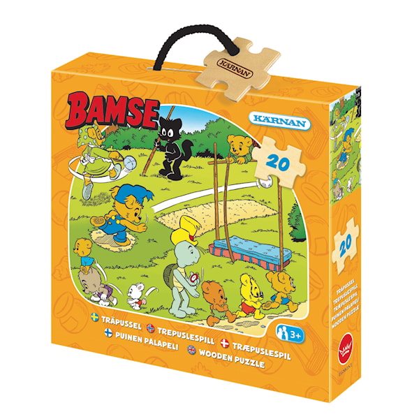 Träpussel Bamse 20bit