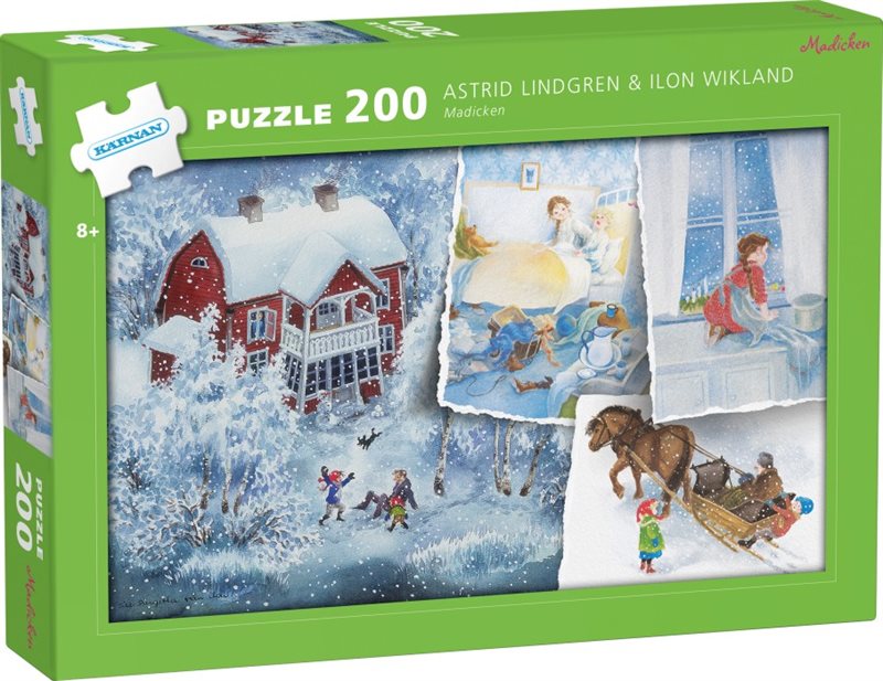 Pussel 200 bit A Lindgren & Ilon Wikland