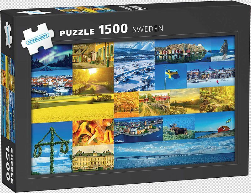 Pussel 1500 bit Sweden