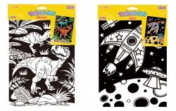 Velvet Art 2-pack Dinosaur/Rymden