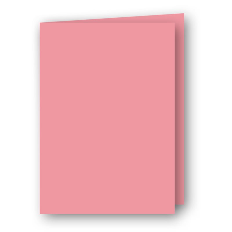 Kort A7 dubbla stå. 5p rosa