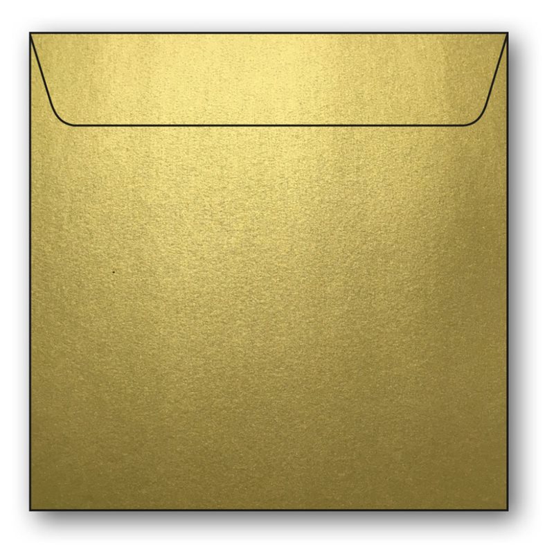 Kuvert kvadratiska 5p guld