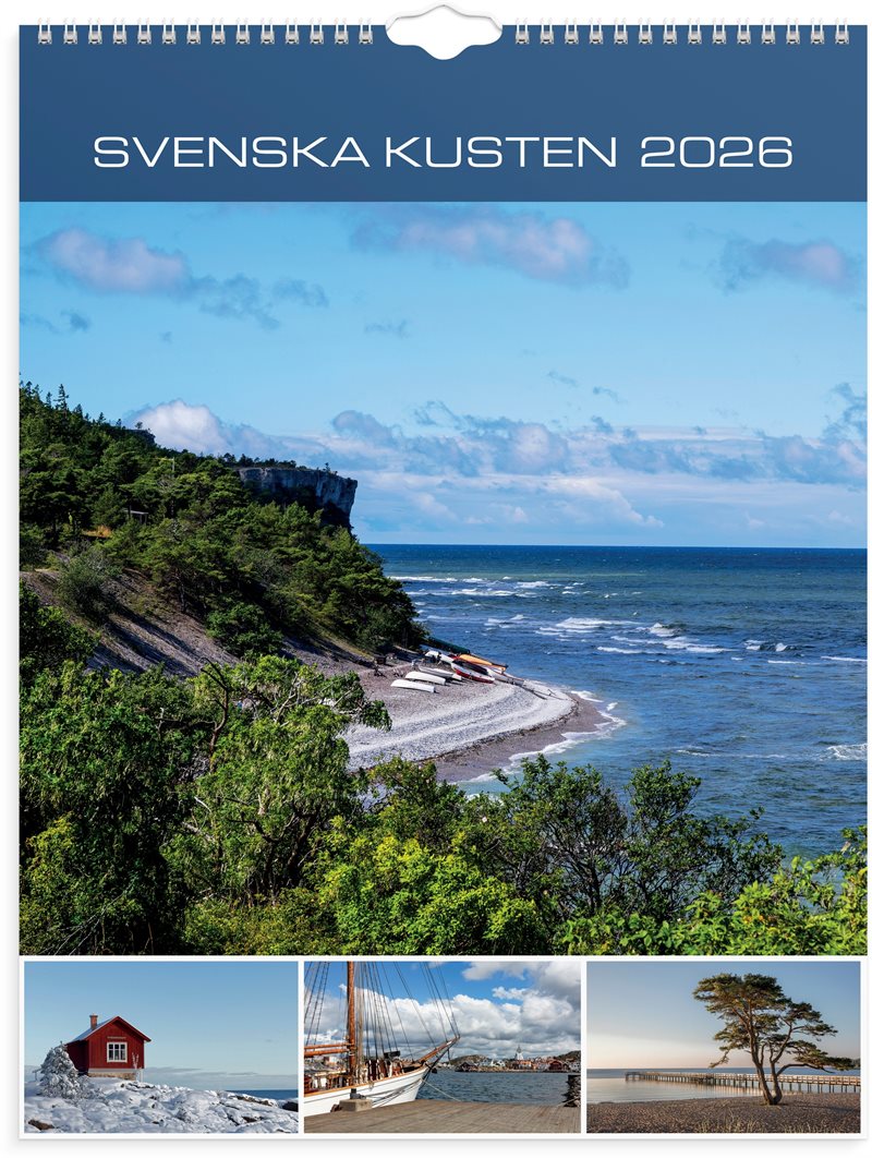 Väggkalender 2026 Svenska kusten