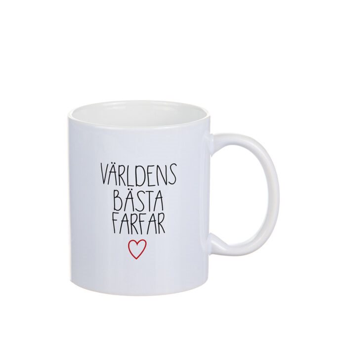 Mugg Världens Bästa Farfar