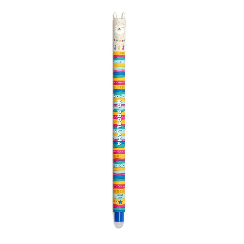 Erasable gel pen, Llama, blå