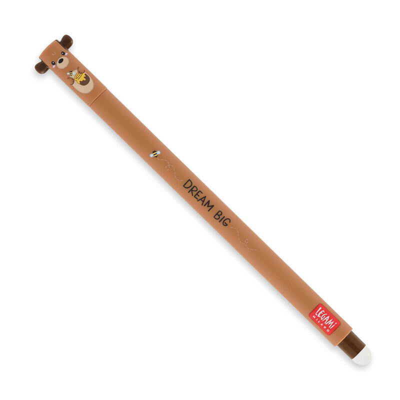 Erasable Gel Pens Bear, rött bläck
