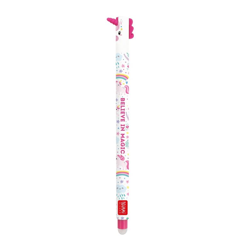 Erasable gel pen, Unicorn, rosa