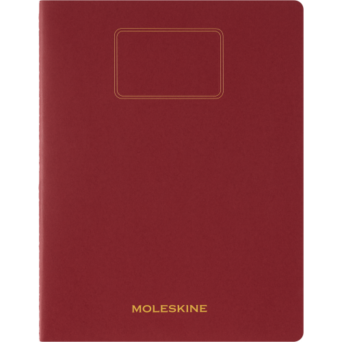 Anteckningsbok Moleskine Cahier Linjerad XXL Röd