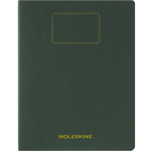 Anteckningsbok Moleskine Cahier Linjerad XXL Grön