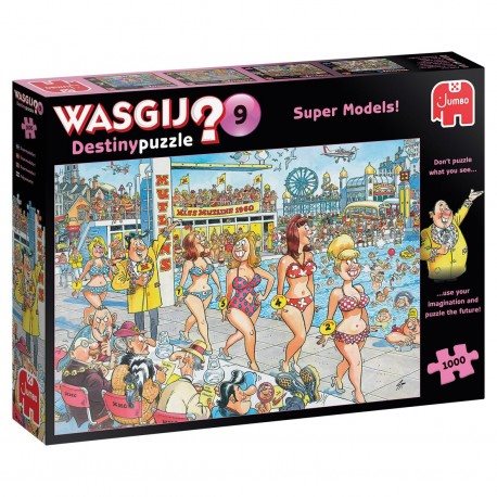 Wasgij Destiny 9 Super Models Pussel 1000 bitar 