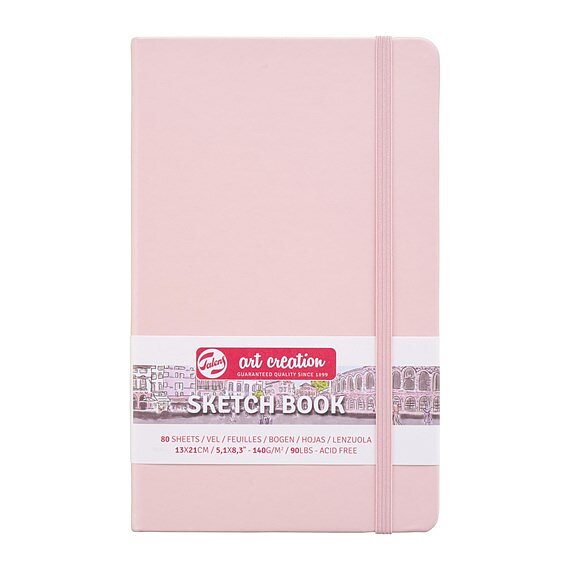 SketchBook Pastel Pink 13 x 21 cm / Skissblock pastellrosa 13 x 21 cm
