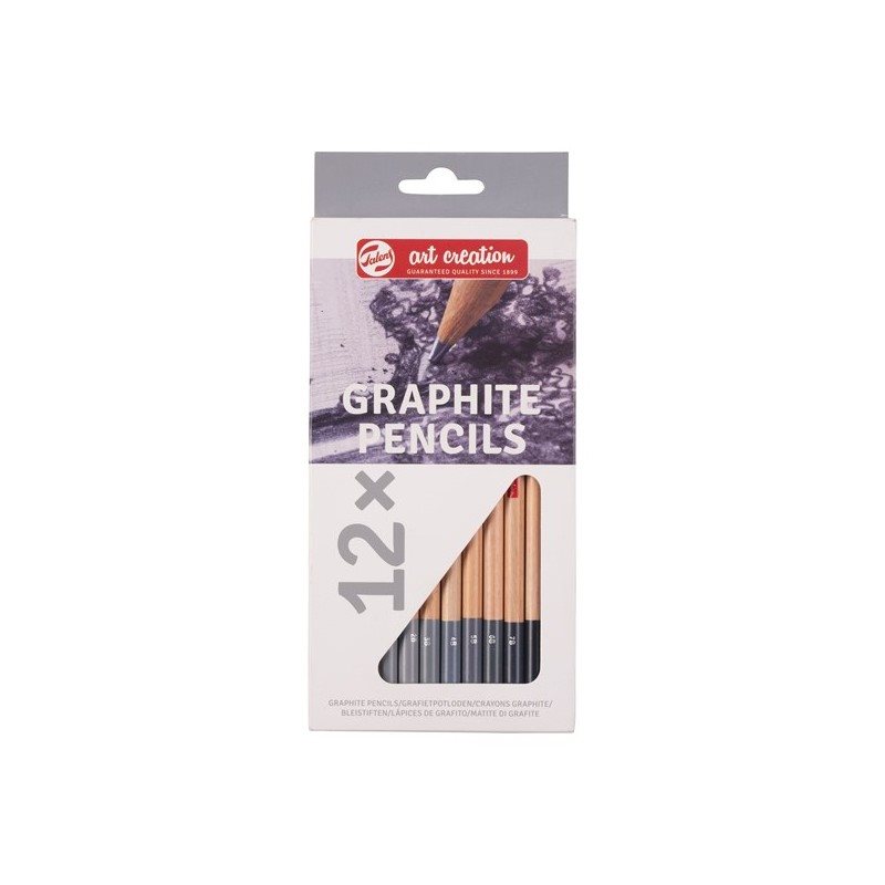 Blyertspennor Graphite 12st 2H-9B