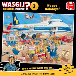 Pussel 1000 bit Wasgij Original Happy Holidays