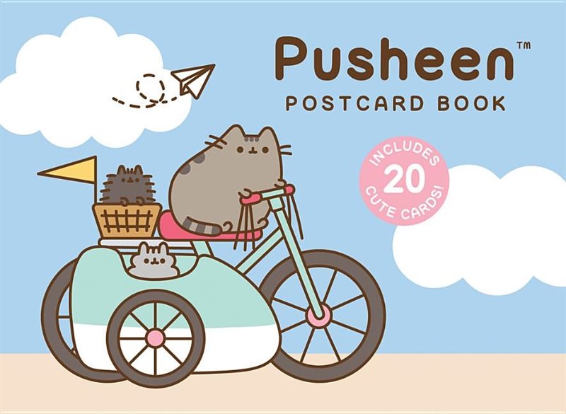 Pusheen Postcard Book